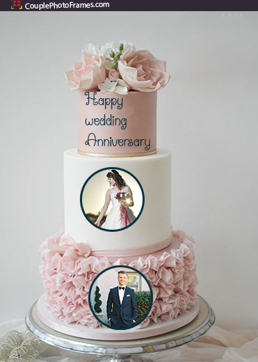 happy-wedding-anniversary-cake-with-dual-photo