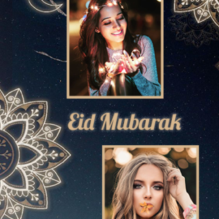 make-eid-mubarak-card-couple-photo-online