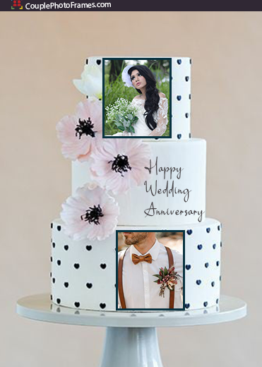 romantic-anniversary-cake-with-photo