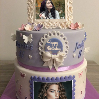 dual-photo-frame-online-birthday-cake