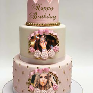 princess-crown-birthday-cake-with-double-photo